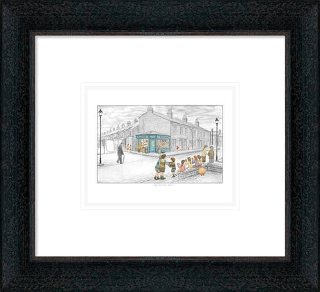 gis another one framed sketch print by artist leigh lambert