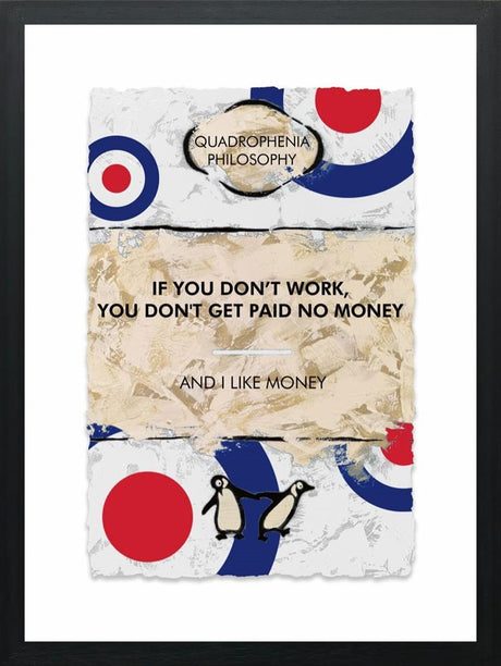 and i like money framed print by artist hue folk