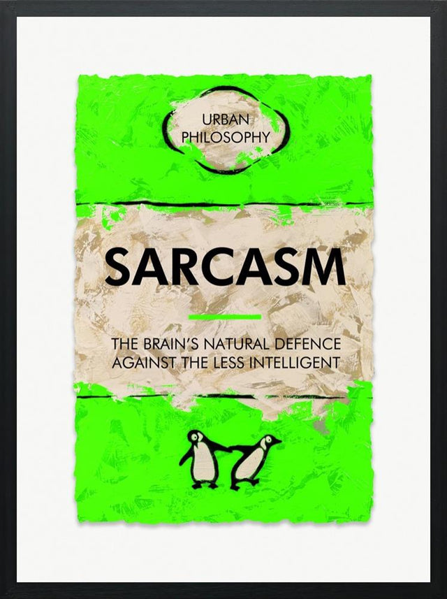 against the less intelligent framed print by artist hue folk