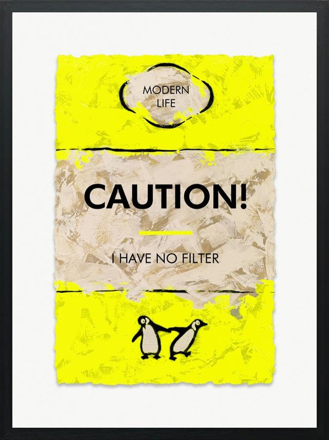 i have no filter framed print by artist hue folk