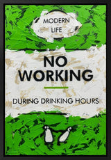 no working framed original by artist kimberley harris