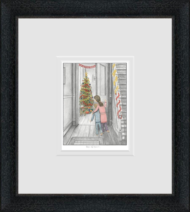 has he been sketch framed print by artist leigh lambert
