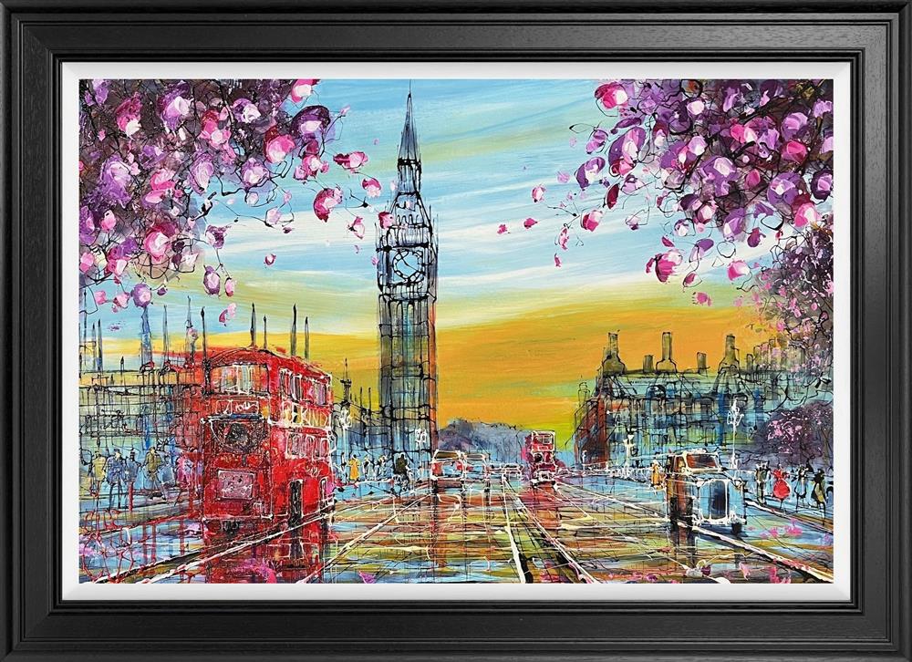 heading towards town framed original by artist nigel cooke