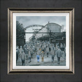 here goes son framed canvas print by artist leigh lambert