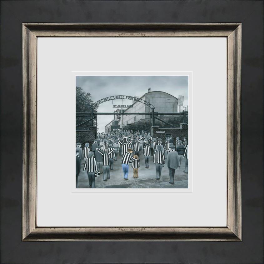 here goes son framed paper print by artist leigh lambert