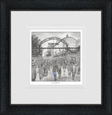here goes son sketch framed print by artist leigh lambert