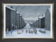 hold onto your hats framed canvas print by artist leigh lambert