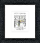 home for christmas sketch framed print by artist leigh lambert