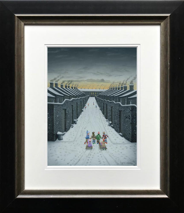 home james framed paper print by artist leigh lambert