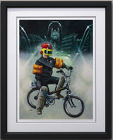 i am the law creep print framed in black by artist craig davison