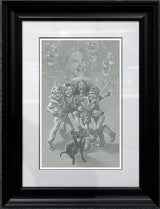 it's all about the friends you meet along the way sketch framed print by craig davison