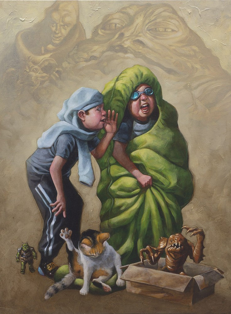 jabba jibber jabber print by artist craig davison