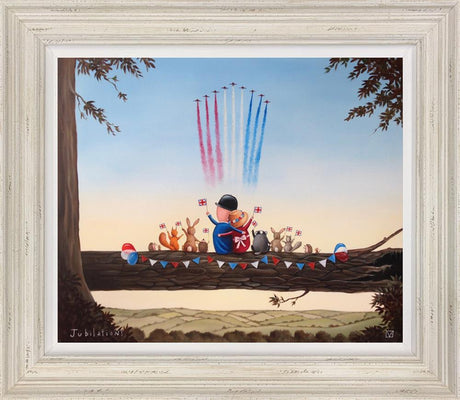 jubliation framed print by artist Michael Abrams