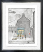 just one more deluxe sketch framed print by artist leigh lambert