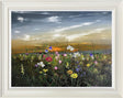 country haze framed original by artist kimberley harris