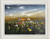 country haze framed original by artist kimberley harris