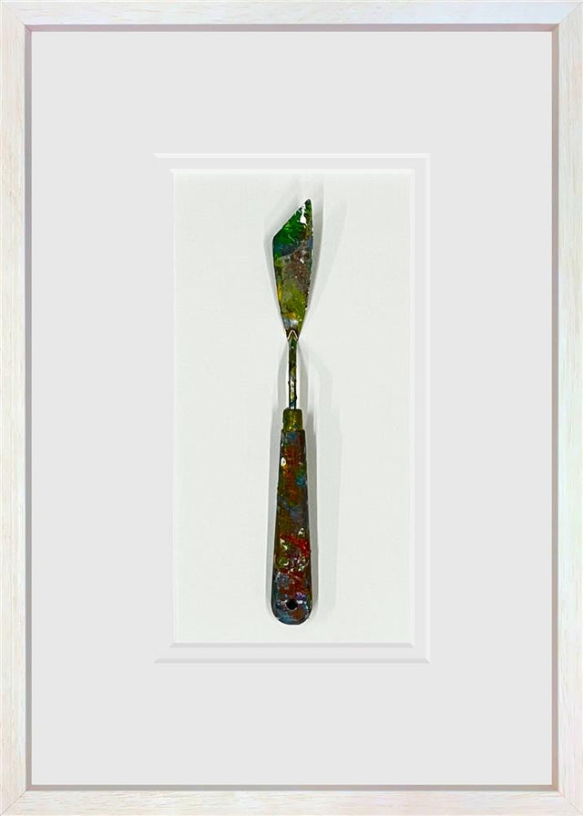 palette knife iv framed by kimblery harris