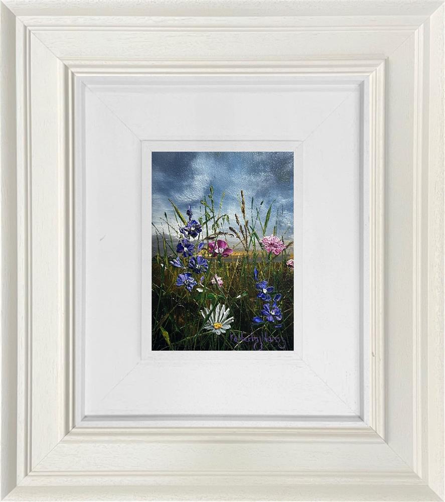 the fields secret song framed original by artist kimberley harris