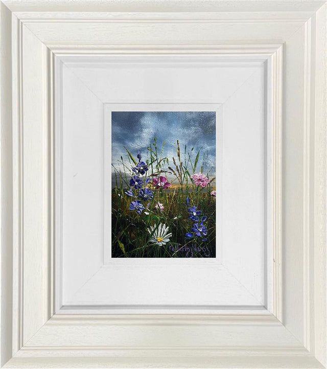 the fields secret song framed original by artist kimberley harris