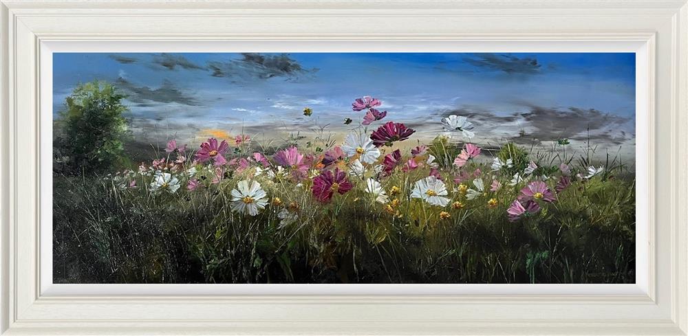 a lead written in summer air framed original by artist kimberley harris