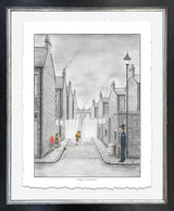 keep a look out deluxe sketch framed print by artist eligh lambert