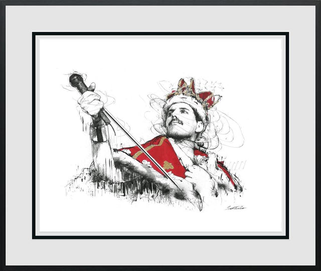 king of queens framed print by artist scott tetlow