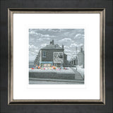 lazy sunday afternoon framed paper print by artist leigh lambert