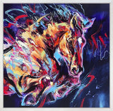 leap of faith original framed by artist anna cher