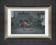 let battle commence framed canvas print by artist leigh lambert