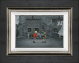 let battle commence framed canvas print by artist leigh lambert