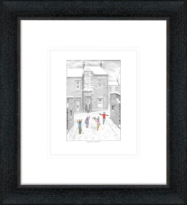 look out mister sketch framed print by artist leigh lambert