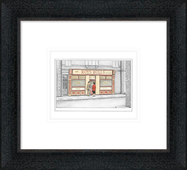 love story sketch framed print by artist leigh lambert