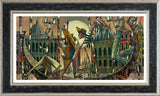 love in venice large framed print by artist andrei protsouk