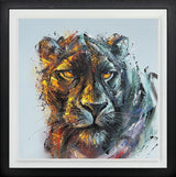 luna commission original framed by artist joe galindo