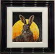 luna framed original by artist ruby keller