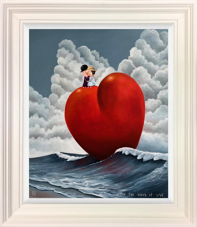 on the eave of love framed original by artist mackenzie thorpe