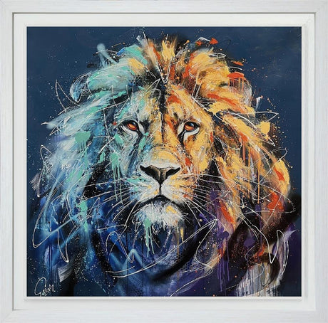 Maximus Deluxe Canvas Prnt framed by artist joe galindo