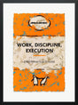 mclaren f1 philosophy framed print by artist hue folk