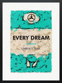 mercedes f1 philiosphy framed print by artist hue folk