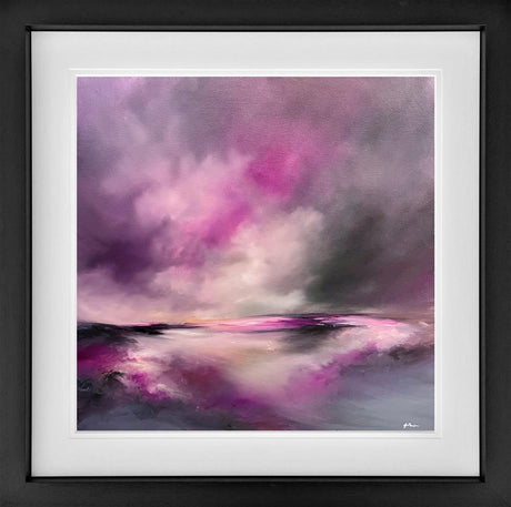 mulberry twist framed original by artist alison johnson