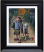 my preciousss canvas print framed in black by artist craig davison