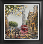 the bus home framed original by artist nigel cooke