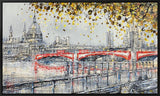 southban breeze framed original by artist nigel cooke