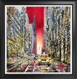 nyc haze framed original by artist nigel cooke