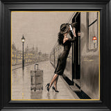 no moe miles between us framed print by artist richard blunt