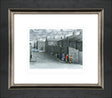nobodys watching framed paper print by artist leigh lambert
