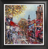 off at the next stop framed original by artist nigel cooke