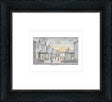 one last wicket sketch framed print by artist leigh lambert