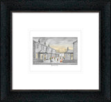 one last wicket sketch framed print by artist leigh lambert