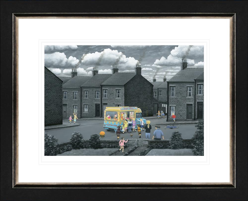 one at a time framed paper print by artist leigh lambert